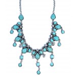 Tibetan Boho Turquoise Statement Necklace